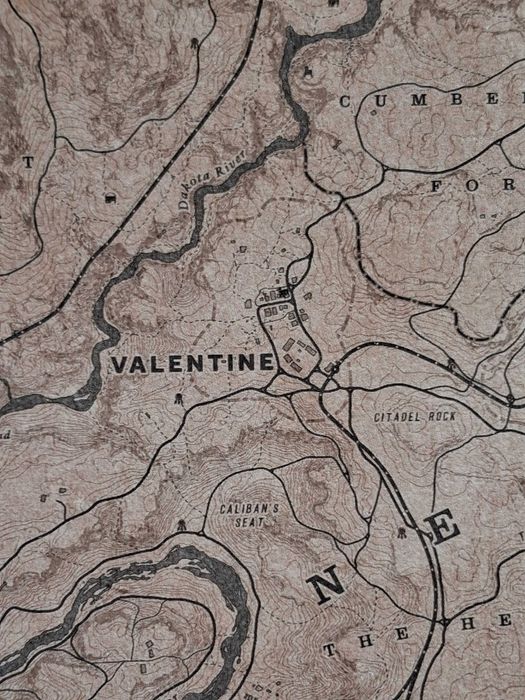 Red Dead Redemption 2 - mapa Arthura Morgana