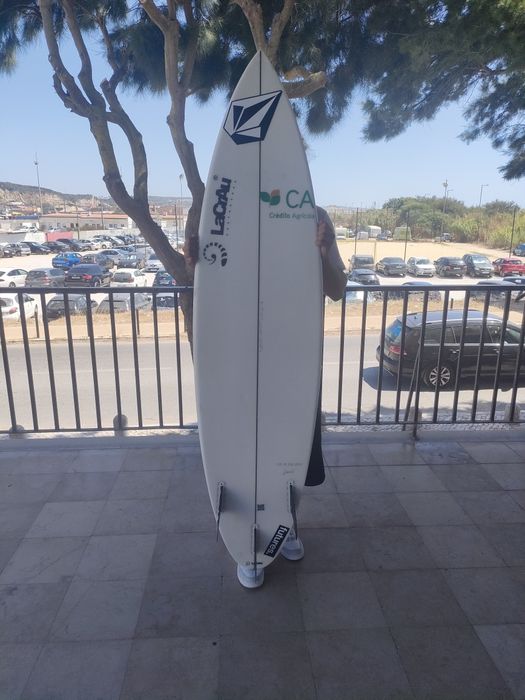 Prancha de Surf epóxi LACRAU 6'3" 25,17L + Quilhas Future Fins SHARP EYE LARGE THRUSTER