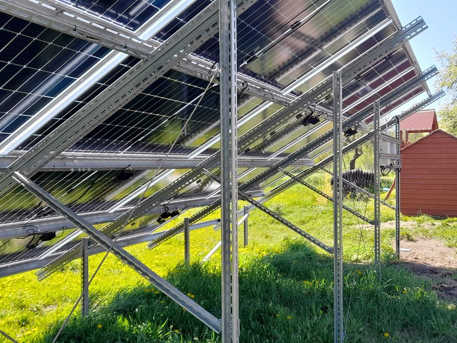 Fotowoltaika hybryda DEYE grunt  12kwp +ME 25,6KWh .UPS 3 fazy