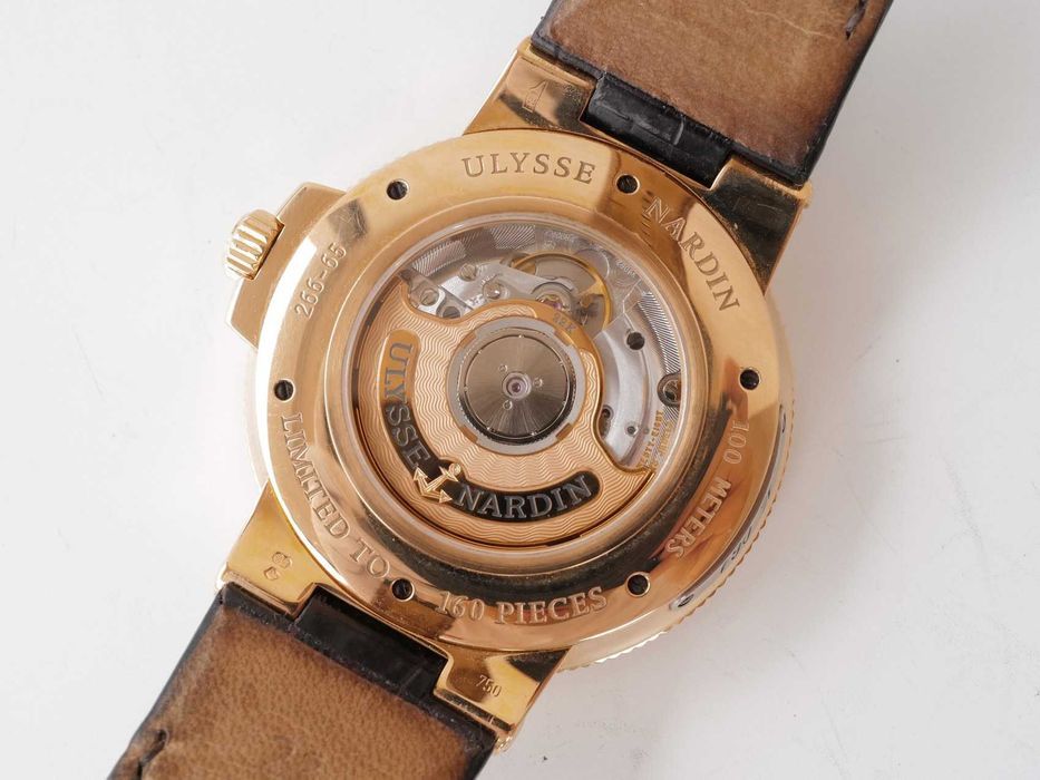 Ulysse Nardin Marine Chronometer 18K Rose Gold Limited Edition 160