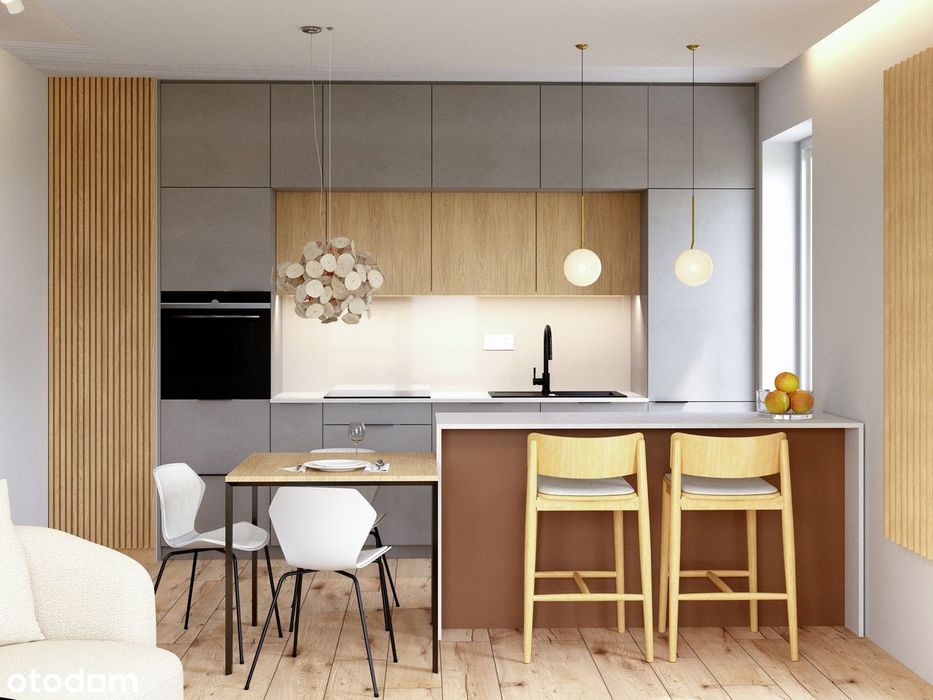 Nowoczesny Apartament z Dwoma Balkonami w Centrum - 3 Pokoje