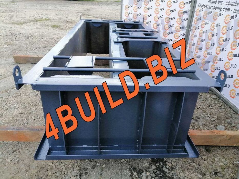 Металоформа, металлоформа, віброформа БР, для бордюрів, металеві форми