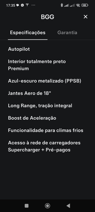 Tesla Model 3 Long Range Tração Integral