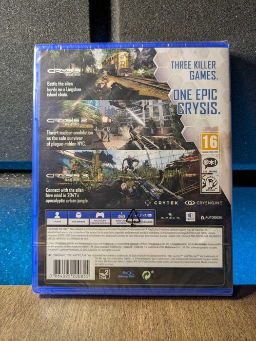 Crysis Remastered Trilogy PS4 / PS5 - trzy strzelanki, zestaw PL
