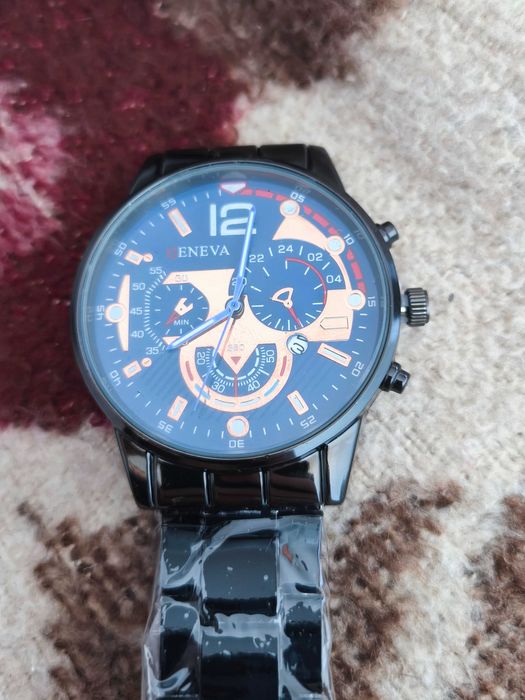 Relógio Geneva aço inoxidável como novo