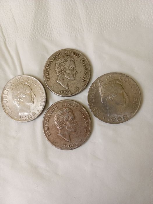 Moedas (4)  50 Centavos de COLOMBIA