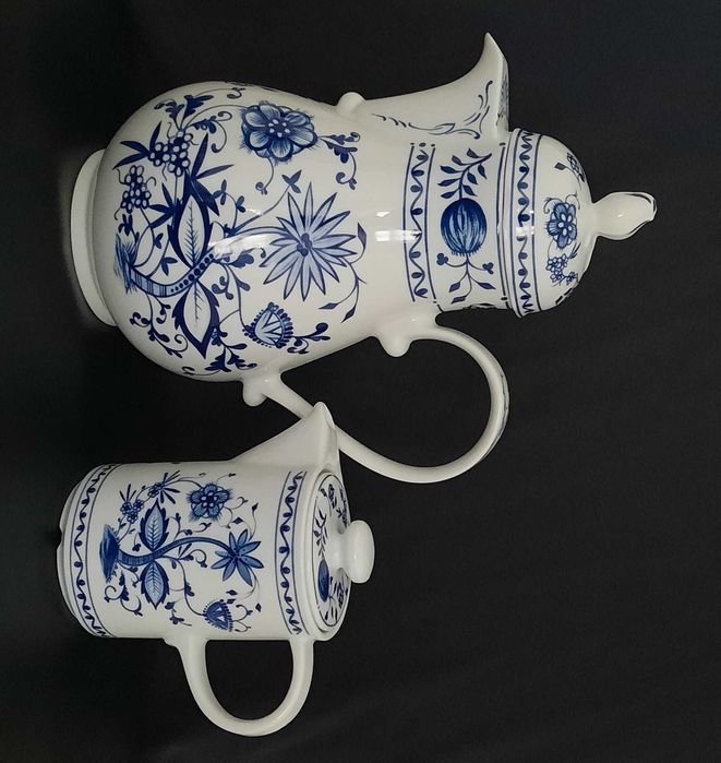 Чайники "Zwiebelmuster" Kahla ГДР.