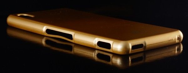 Mercury Sony Xperia M4 Aqua Jelly Case Gold