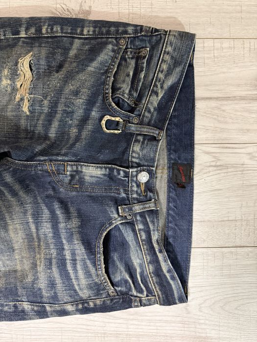 jackrose tornado mart archive swag flared bootcut distressed jeans