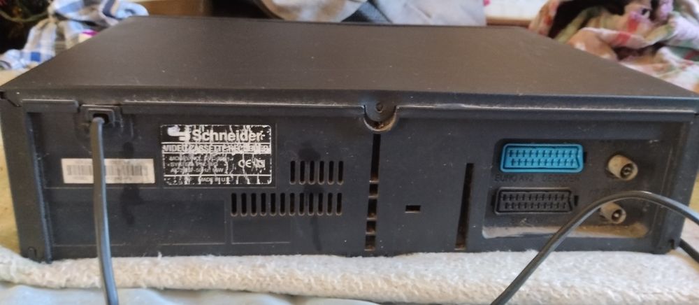 Leitor de cassetes vhs