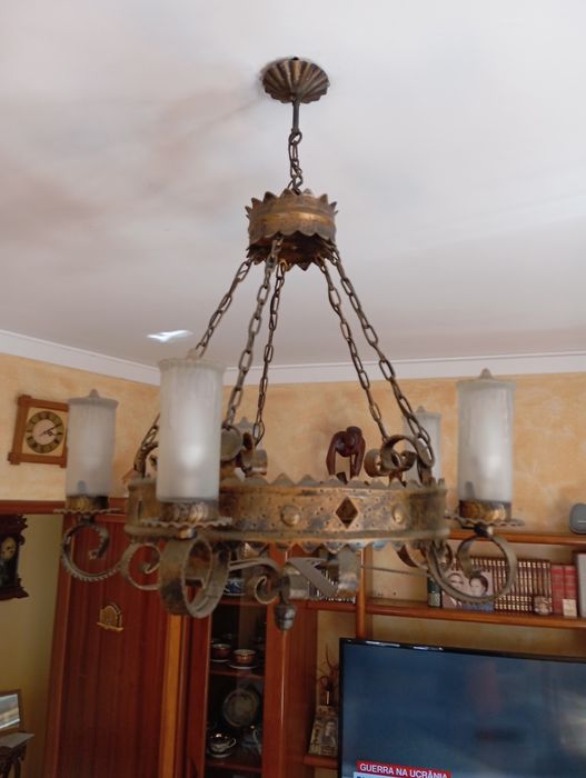 Candeeiro antigo rústico