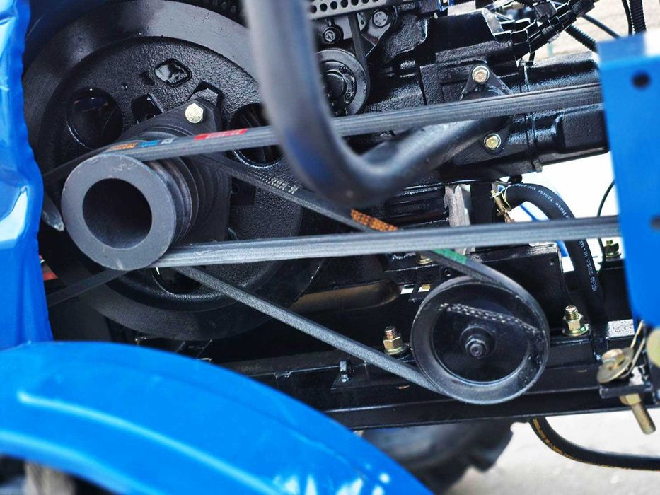 Міні-трактор Булат 185Х з триточкою, польський плуг, фреза широкі шини