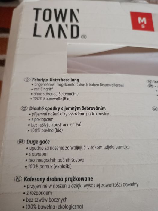 Kalesony męskie -biale nieużywane w pudełku.