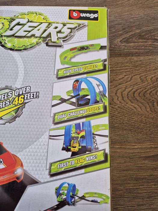 Pista de carros Burago dual darevil raceway loops