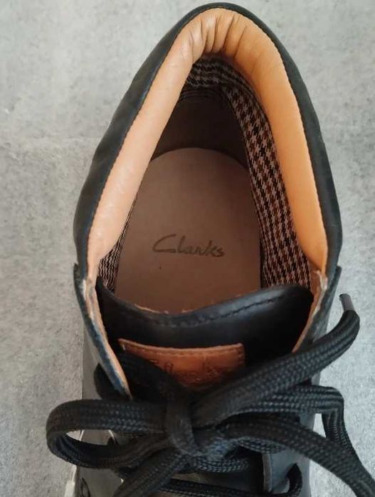 Skórzane botki męskie Clarks 41