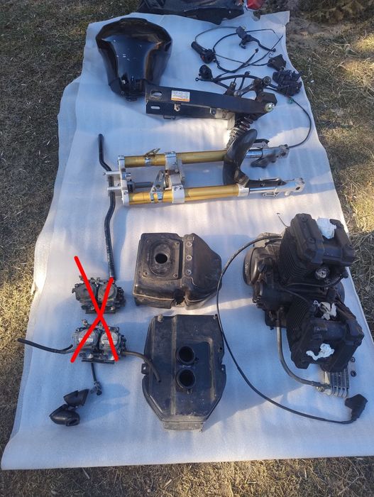 Pozostałości hyosung GT 125