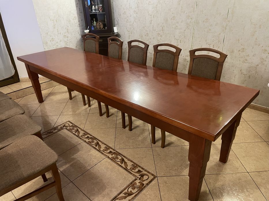 Stół drewniany dlugi 3m