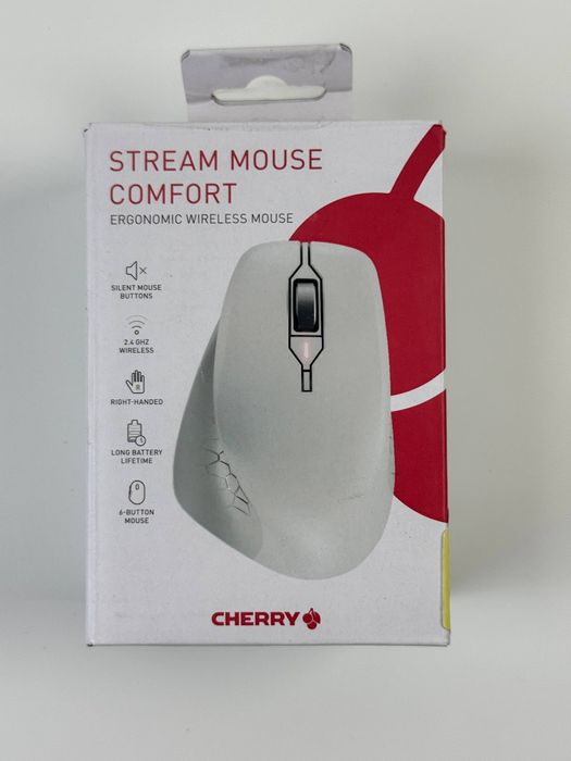 Бездротова миша Cherry Stream Mouse Comfort White (JW-8550-0)