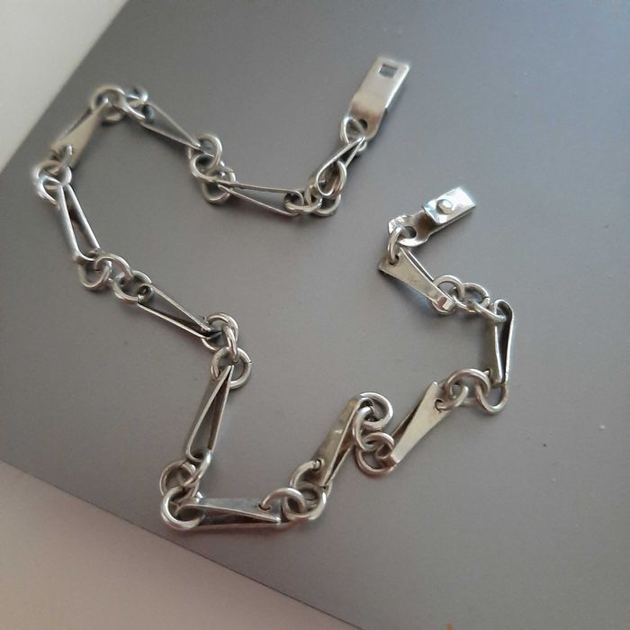 Bransoletka srebrna PRL