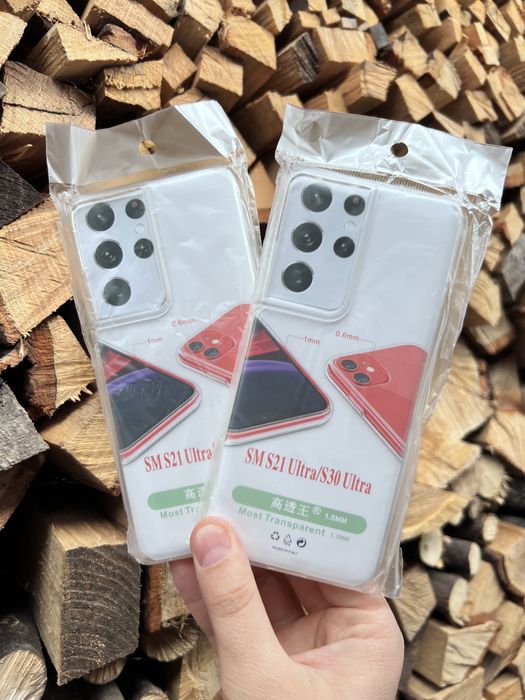 ЧОХОЛ Samsung galaxy s21 ULTRA прозорий | чехол чехлы кейс