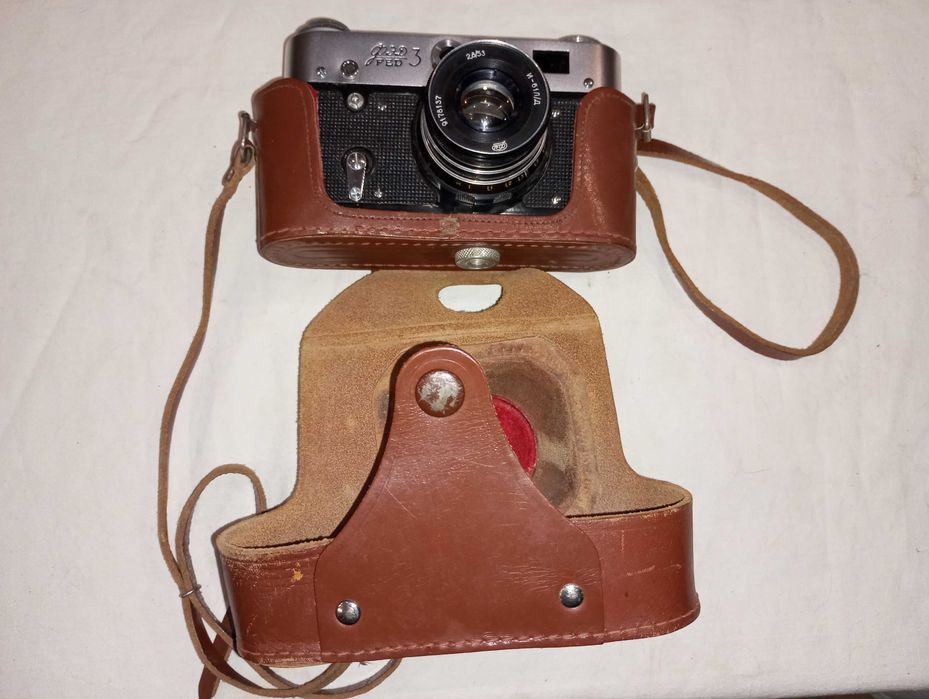 Пленочный фотоаппарат ФЭД 3 с олимпийской символикой Олимпиада 80