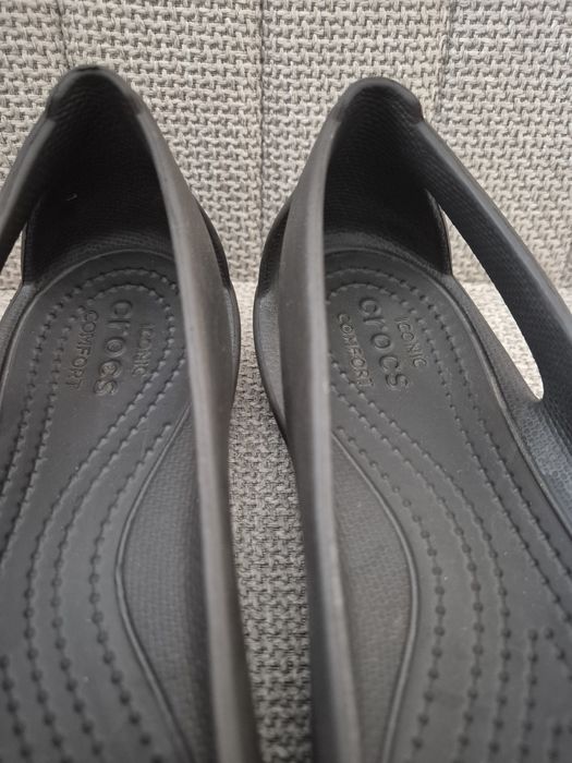 Brązowe baleriny Crocs