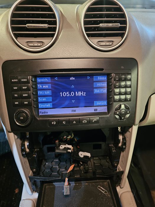Radio comannd mercedes ml w164