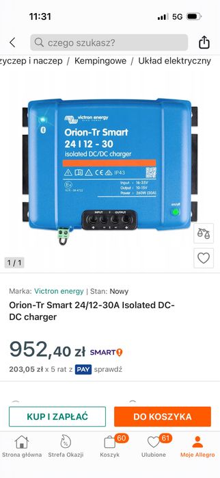 Ładowarka DC-DC victron
