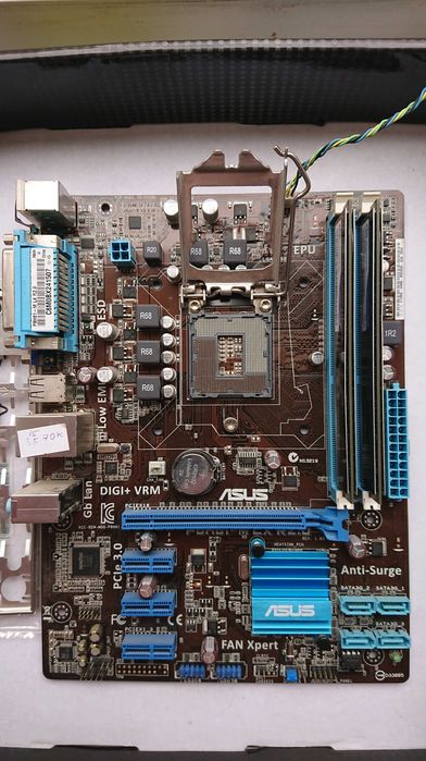 Комплект ASUS P8H61-M + ЦПУ Intel i5 3570K + Кулер + ОЗУ DDR3 - 8 ГБ