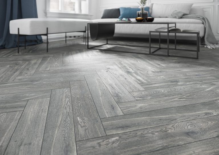 Płytki Podłogowe Giornata Grigio Jodełka Drewnopodobne 11x60 Cerrad