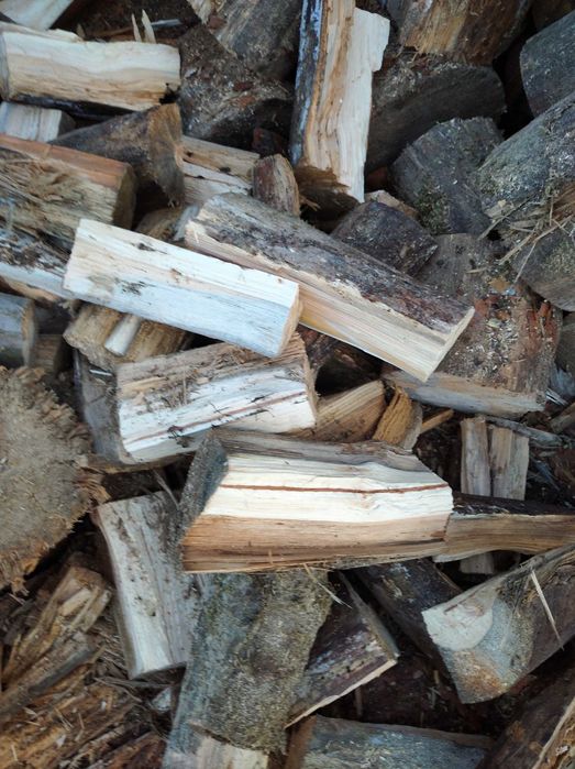 Drewno kominkowe suche sezonowane liściaste, sosna