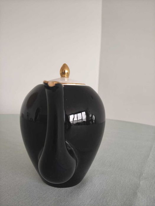 Bule Vintage RB ALCOBAÇA - Preto e Dourado