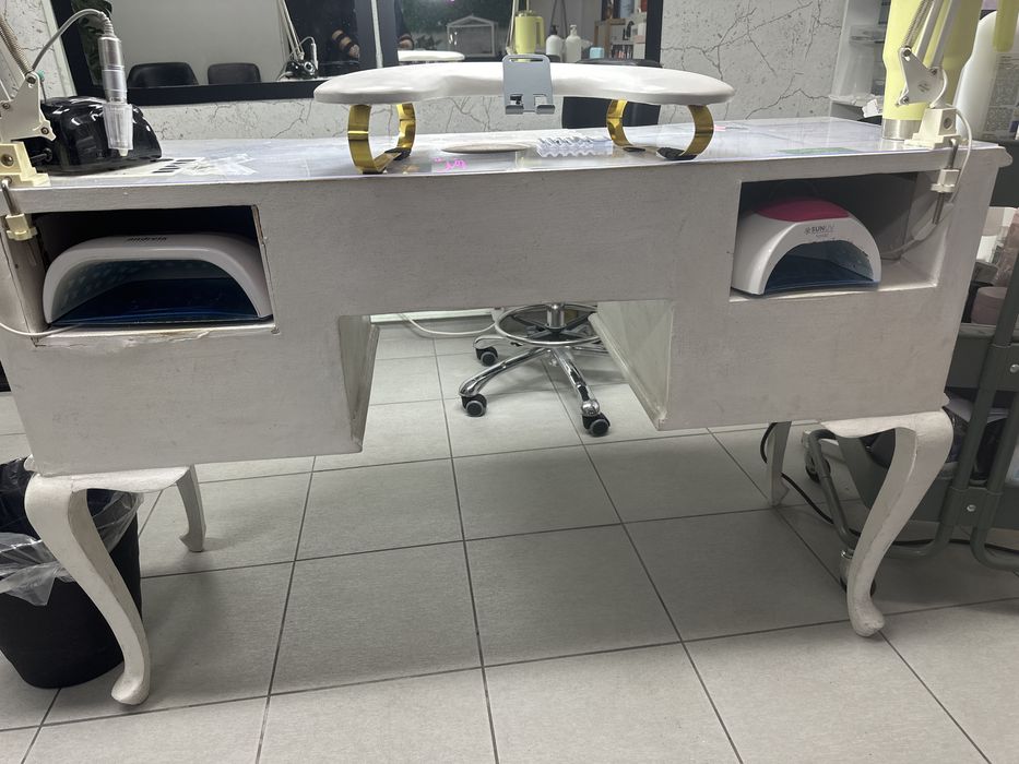 Mesa de manicure com aspiracao