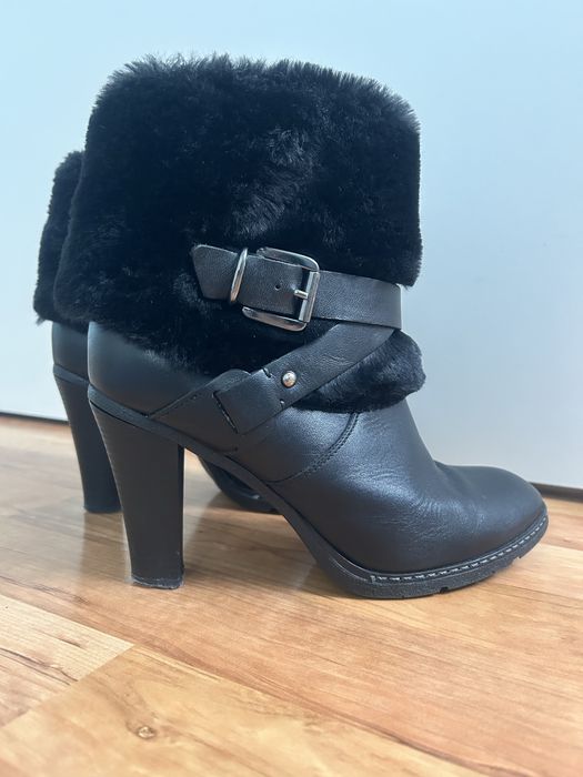 Buty botki Wojas jesienne zimowe skóra skórzane