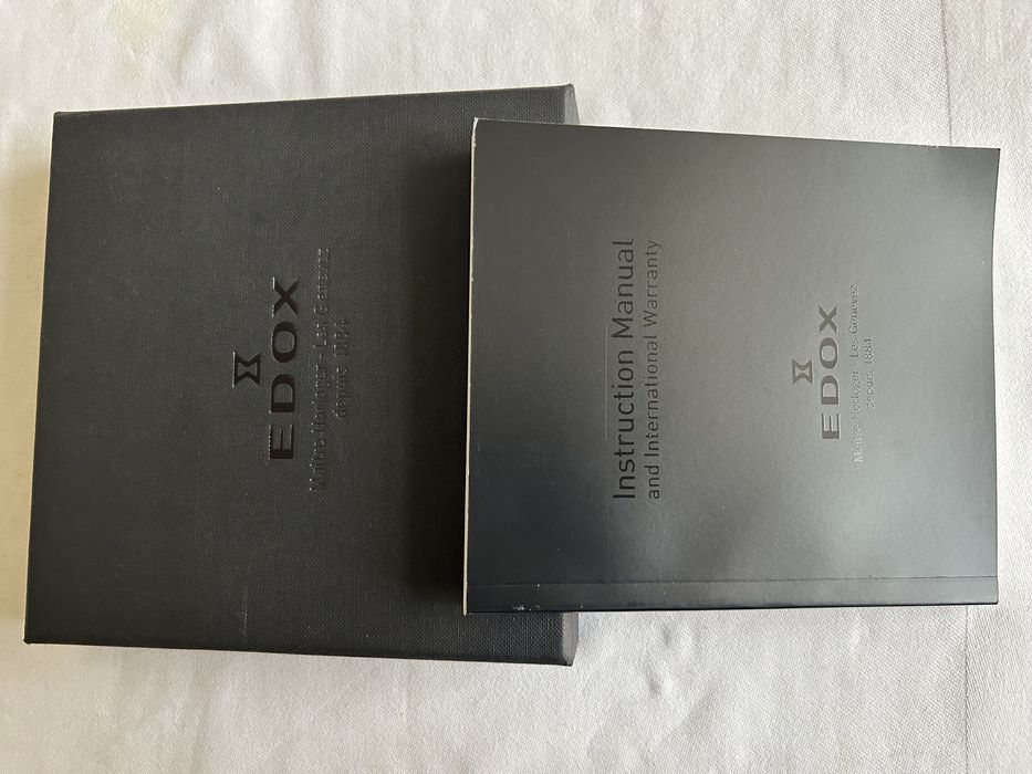 Мужские часы Edox  38001 TINN BUF3 Chronoraly 48 mm оригинал Швейцария