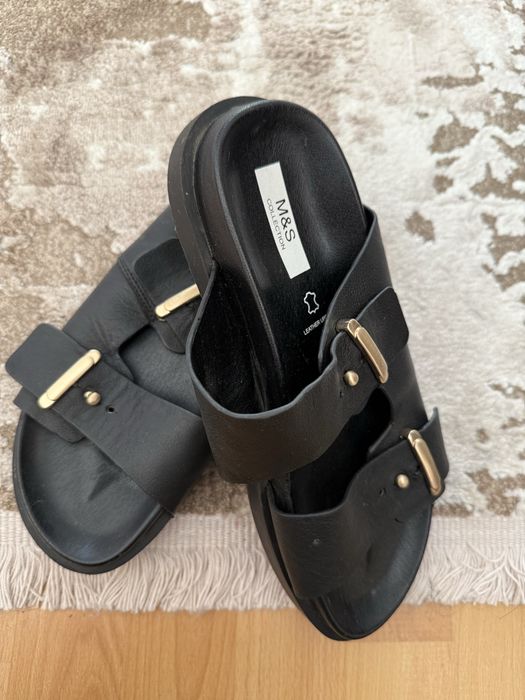 Шльопки шкіряні M&S