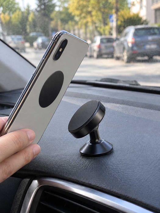 Uchwyt Magnetyczny Samochodowy do Telefonu 360° na Kokpit Mocny Magnes