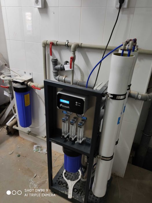 Заміна фільтрів води.Замена фильтров перезасыпка