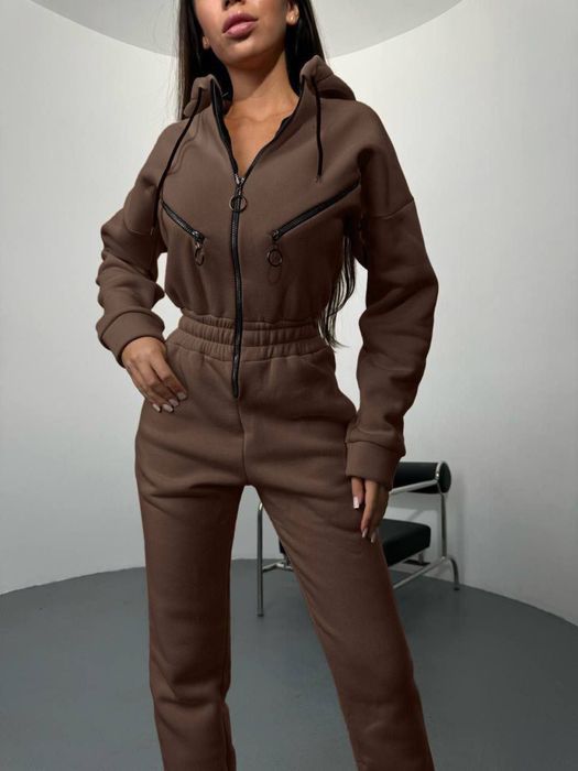 Женский теплый спортивный комбинезон/Жіночий теплий спорт комбінезон