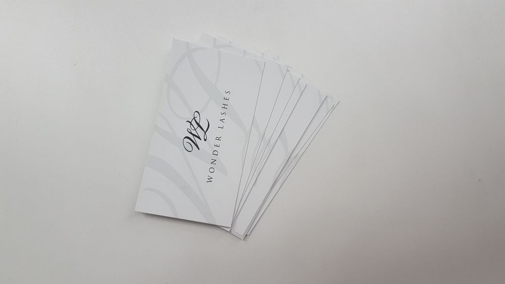 Karnet następnej wizyty na rzęsy Wonder Lashes