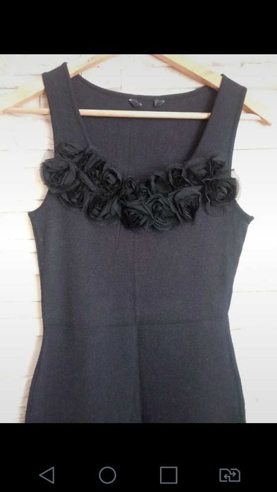 Sukienka czarna elastyczna r. Uniwersalny Oversize