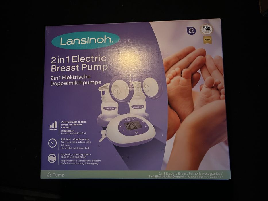 Laktator podwojny elektryczny lansinoh NOWY