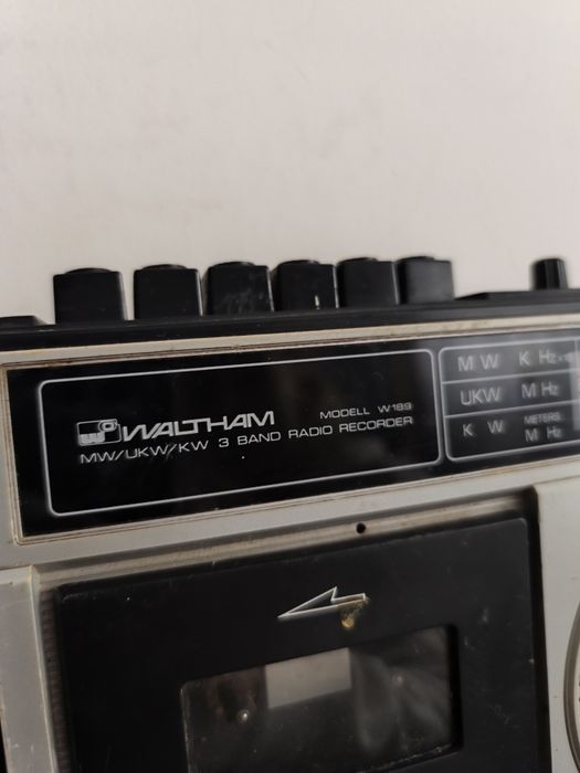 Radioodtwarzacz kasetowy Waltham W189 Unikat