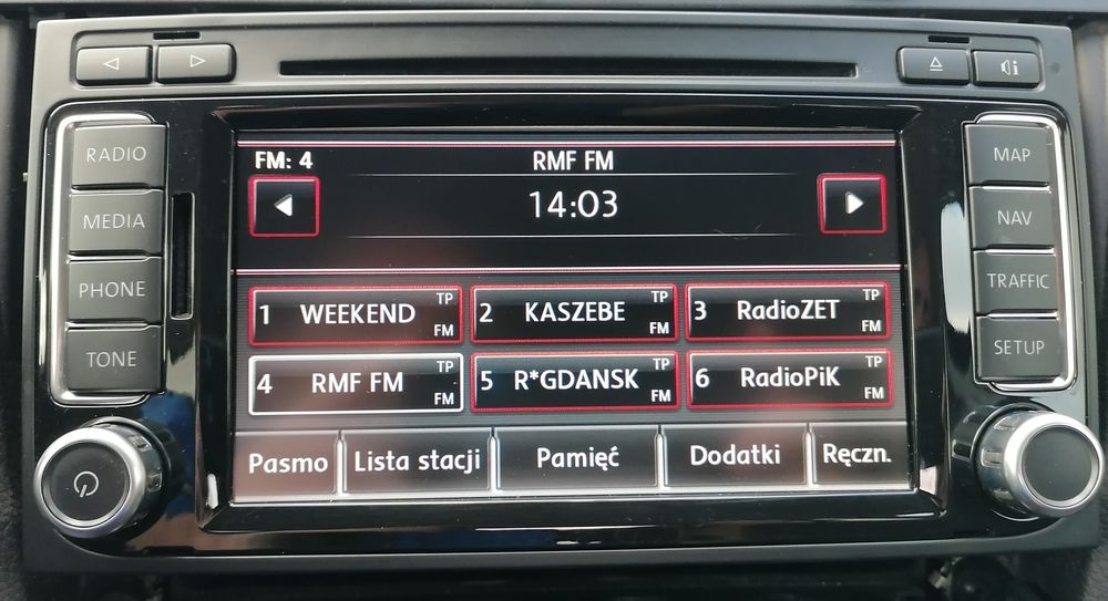 Radio nawigacja RNS 510  Touareg T5 stan bardzo dobry kod.