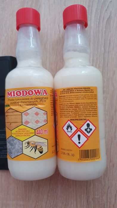 Miodowa pasta do pielęgnacji podłóg