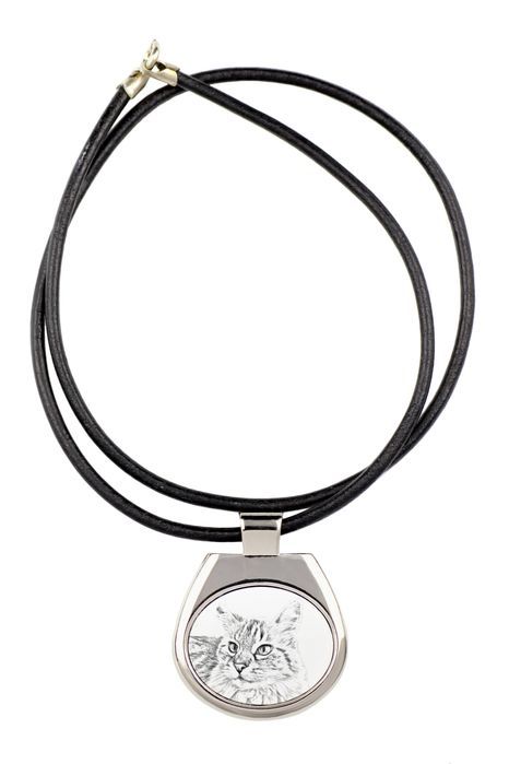 Lew balijski zawieszka naszyjnik z kotem Art-Dog