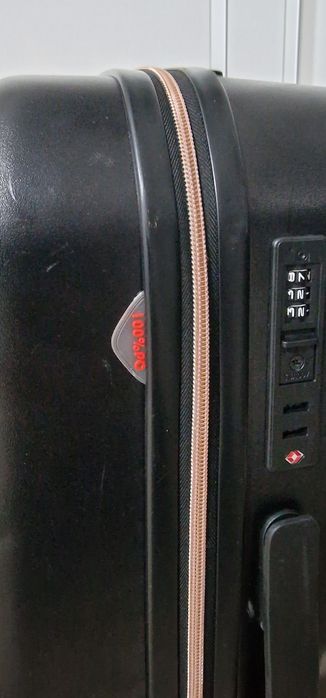 Walizka wittchen średnia polikarbon poliwęglan PC czarna bagaż rejestr