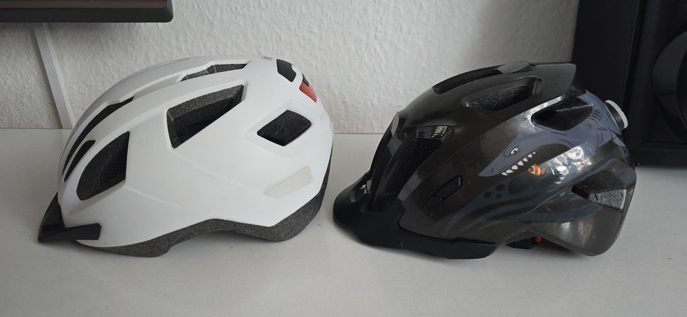 Kask rowerowy Cube, Crivit komplet