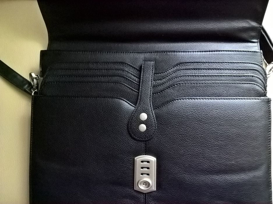 Torba męska walizka aktówka skórzana Briefcase model 1331A okazja
