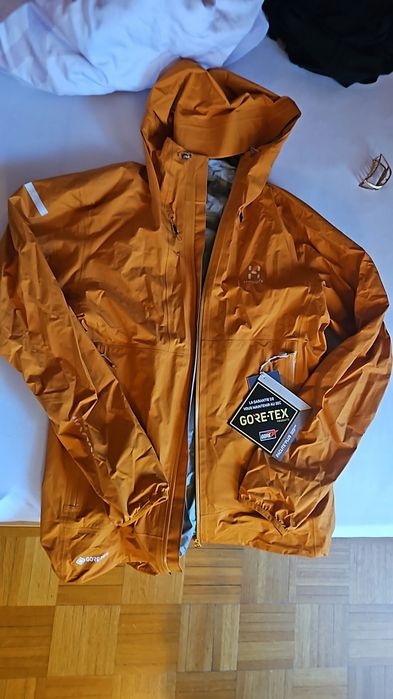 Kurtka z membraną Haglofs L.I.M GTX Jacket - desert yellow
